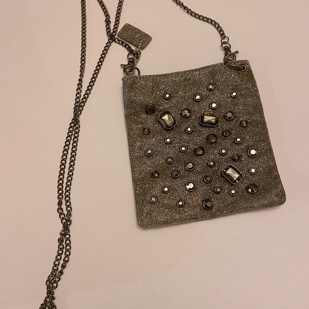 Knuth Silver Evening Glam Bag #98136 GORGEOUS!!!
